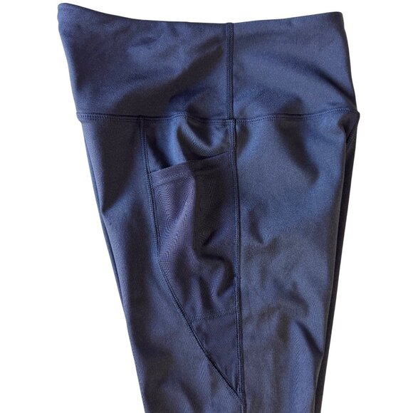 BSP High-Waist Capri Leggings W/Media Pocket Black Small Polyester/Spandex New - Picture 12 of 12